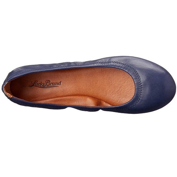 Lucky Brand Shoes - Lucky Brand - Emmie Ballet Blue Leather Flats - Size 9.5